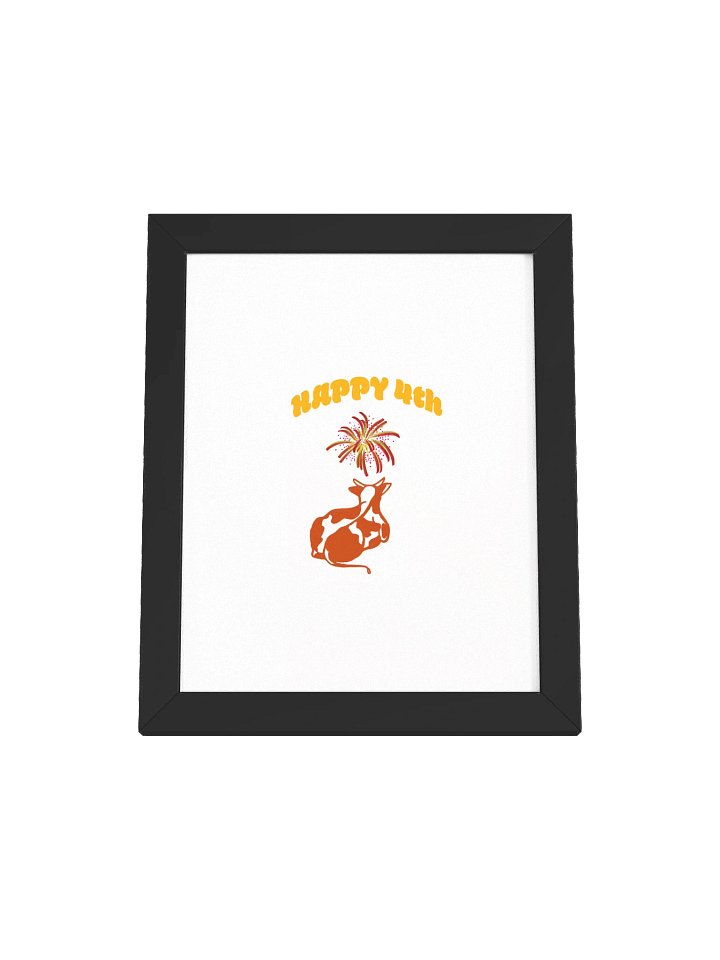 Happy 4th - Framed Poster product image (1)