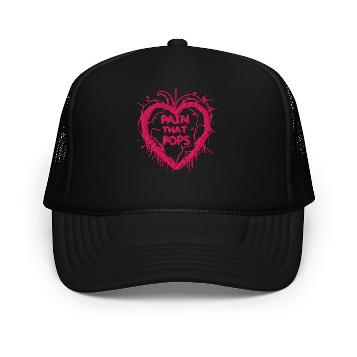 Bleed Neon (Pain That Pops) (PINK) Trucker Hat product image (1)
