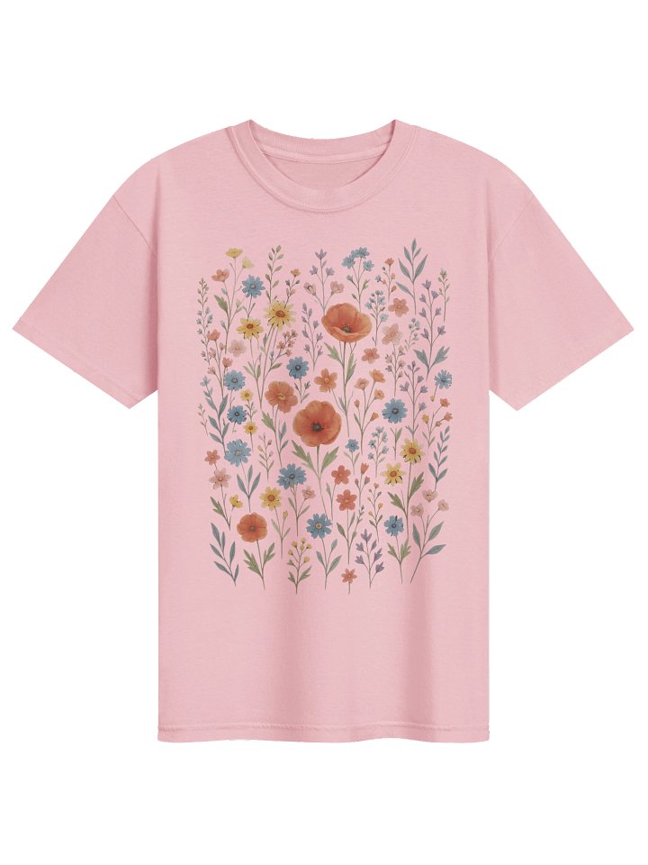 Vintage Floral Shirt for Women, Boho Wildflower Graphic Tee, Comfort Colors Flower T-Shirt, Botanical Tee, Unisex product image (46)