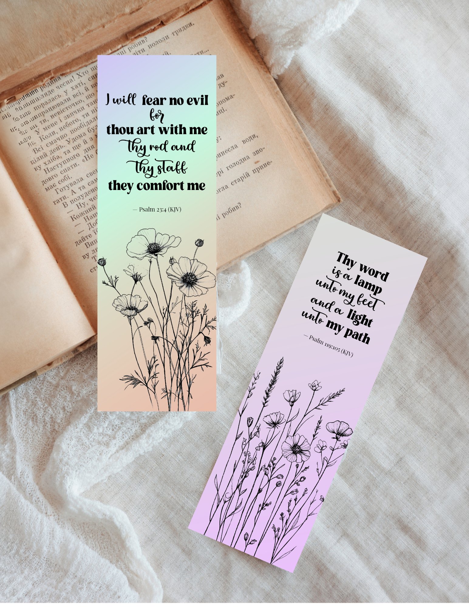 Trust in the Lord Bookmark Set - 4 Bookmarks to Print at Home product image (3)