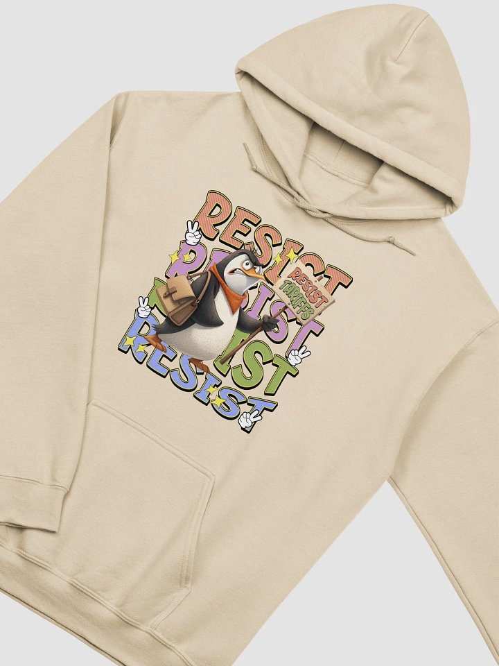 Resist Tariffs Penguin Rebel Hoodie product image (14)