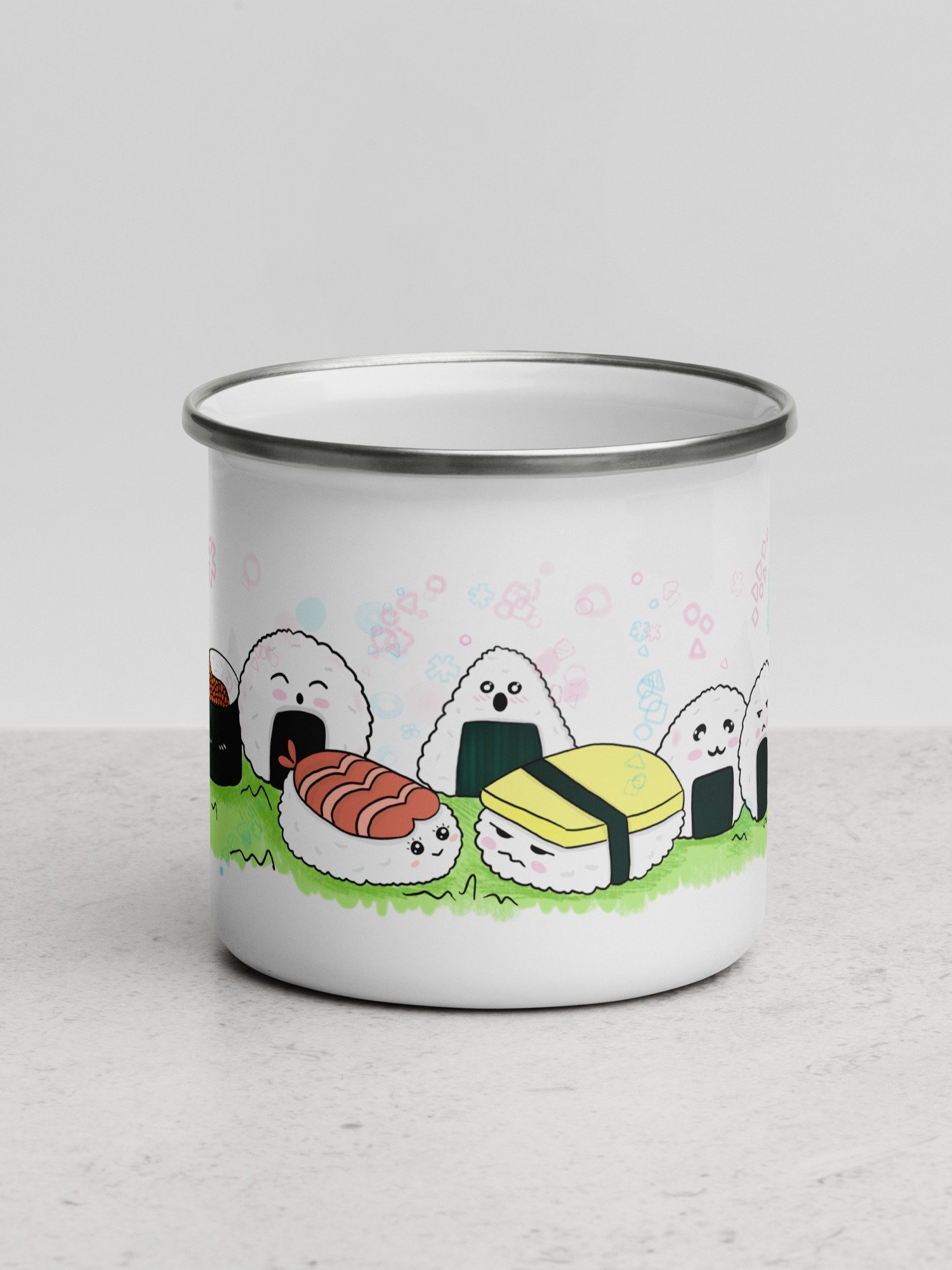 Happy Sushi Camping Mug product image (1)