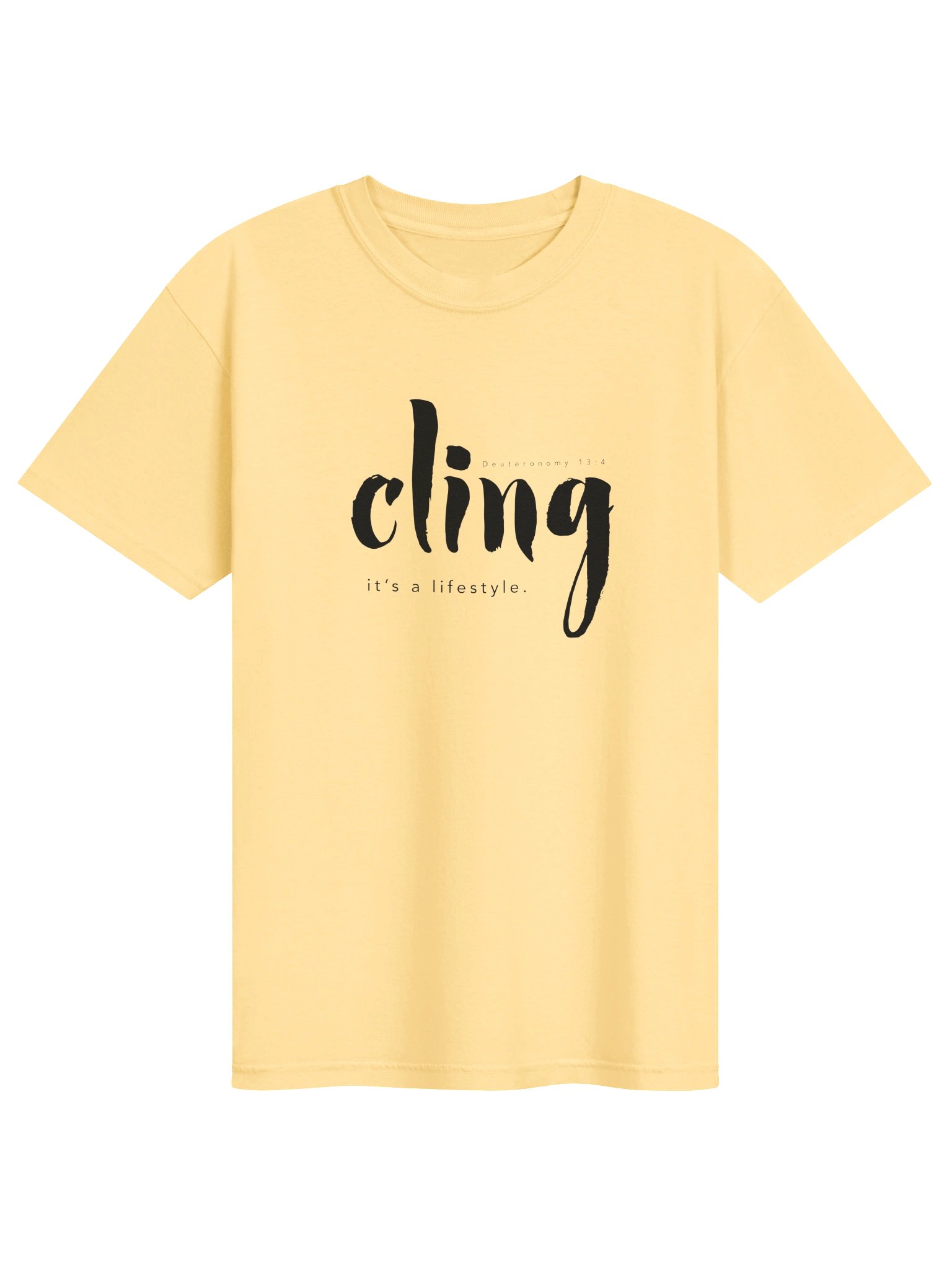 CLING | It's a Lifestyle - Unisex Tee (Black Logo) product image (1)