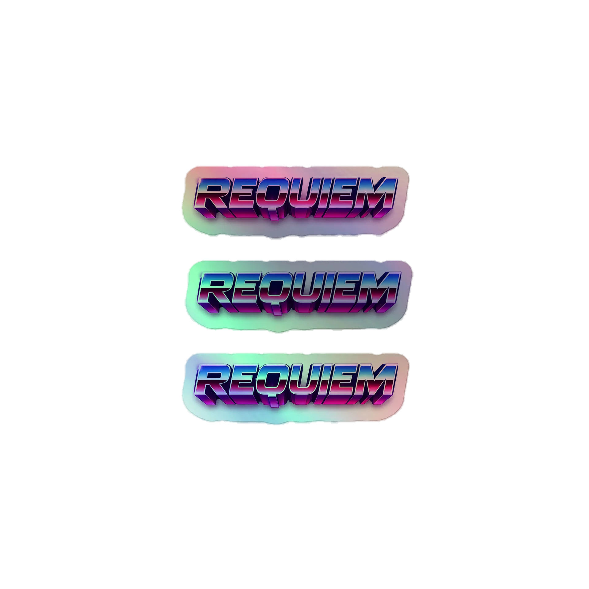 Requiem Holofoil Sticker Sheet product image (1)