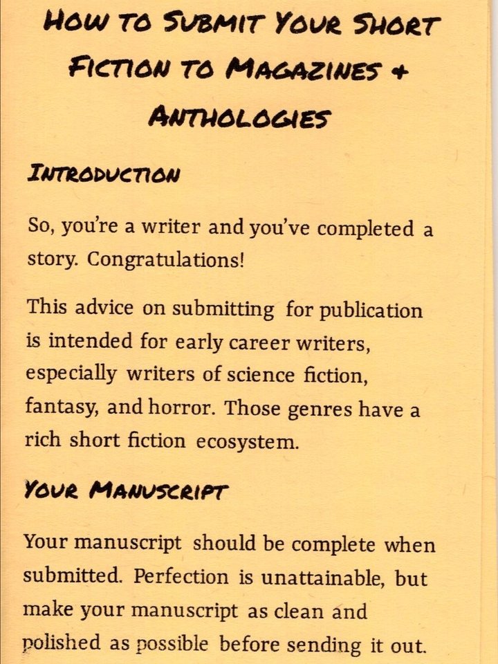 How to Submit Your Short Fiction to Magazines and Anthologies product image (1)