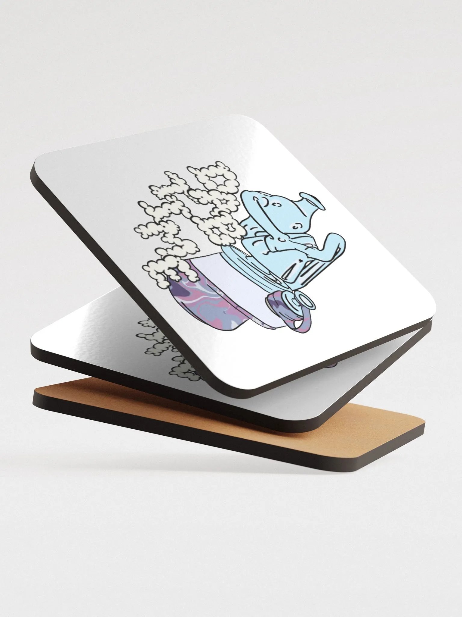 Dab Time Lucid Lightning Puffco Peak Single Dab Coaster product image (1)