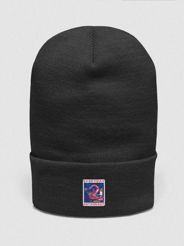 Everyday Astronaut Working at a Computer Beanie product image (1)