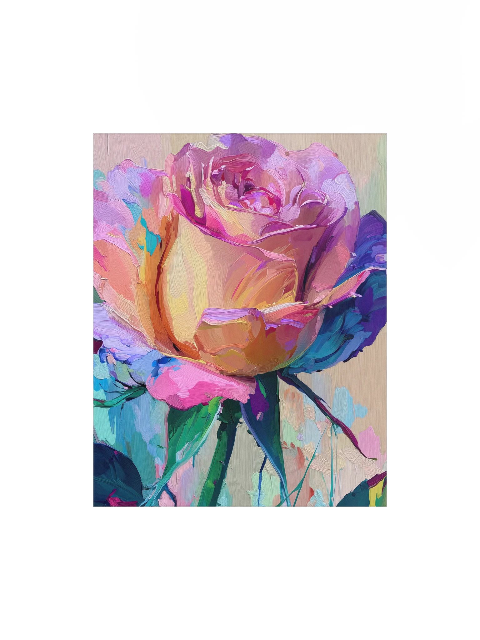 Impressionist Rose Poster product image (2)