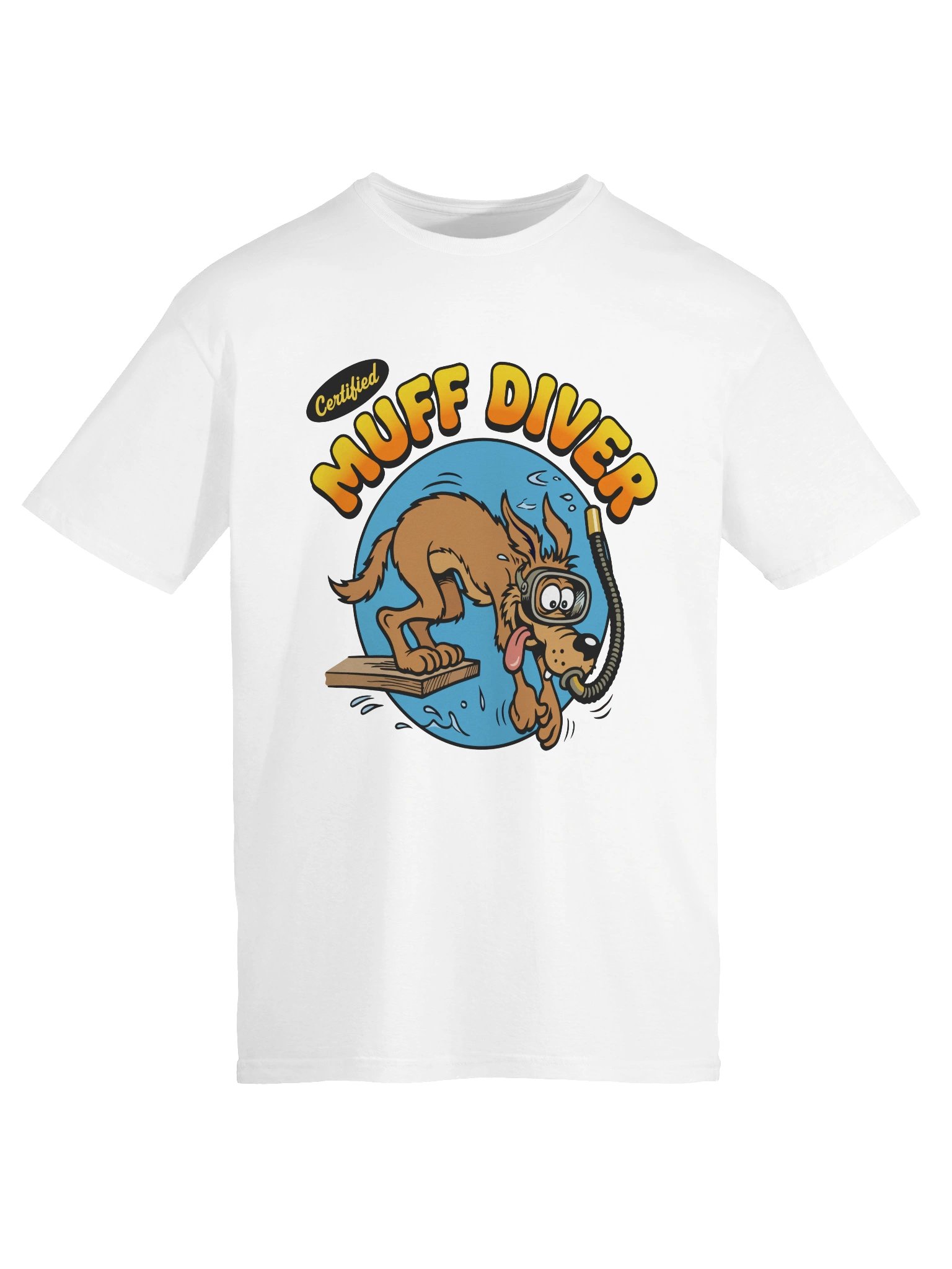 Certified Muff Diver Funny Graphic T-Shirt product image (4)