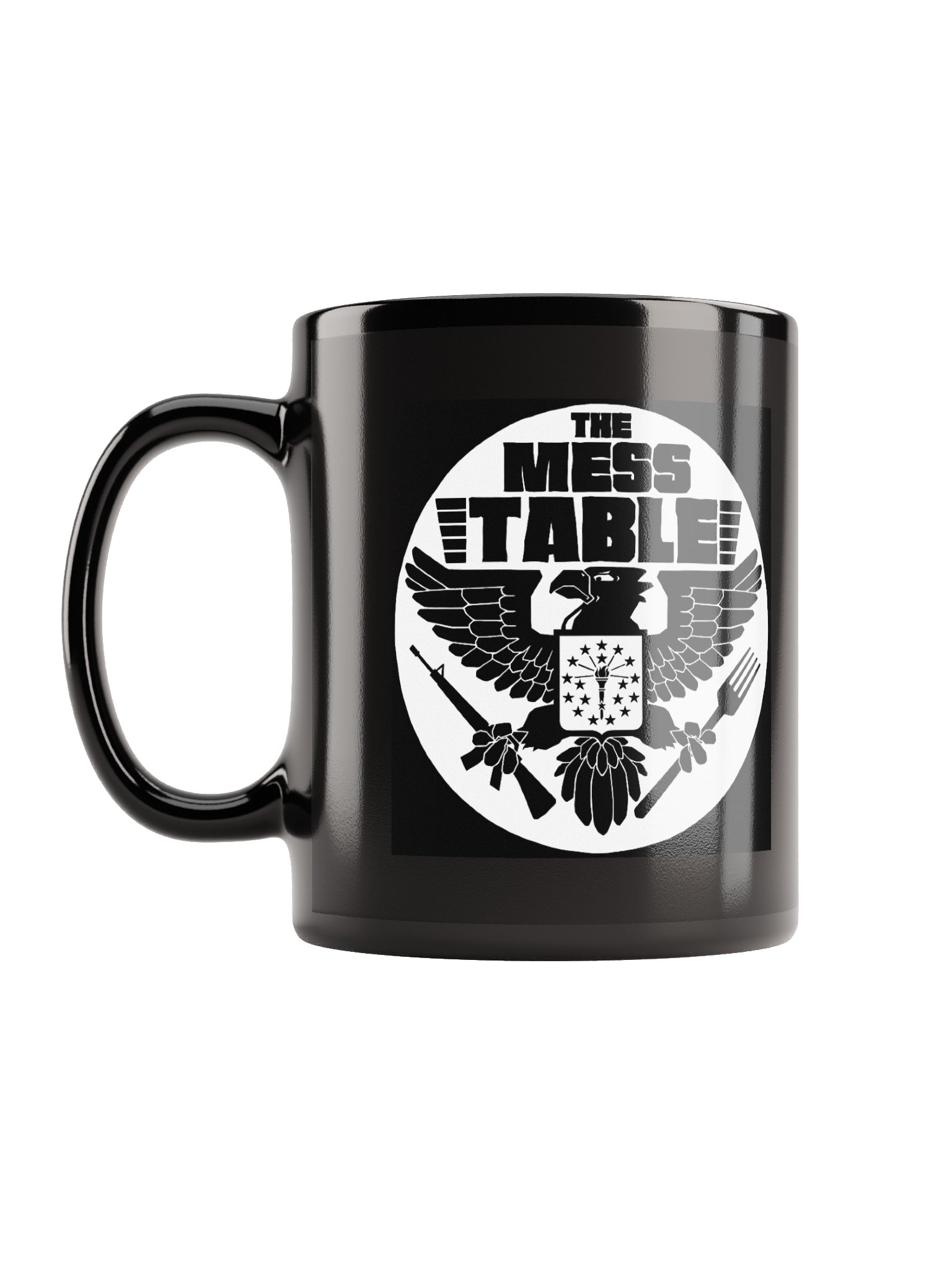 Black Mug with Black/White TMT Logo product image (3)