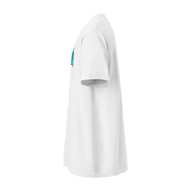 T-Shirt blanc « La Win » bleu turquoise product image (2)