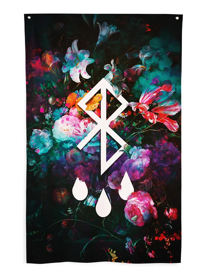 Michael Lafko - "Floral" Wall Flag product image (1)