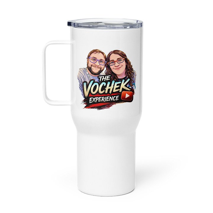 The Vochek Experience Logo Travel Mug with Handle product image (1)