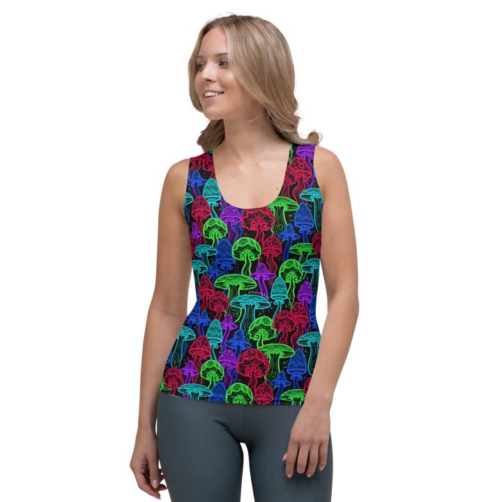 Neon Mushrooms (Variation 1) All-Over Tank Top product image (1)