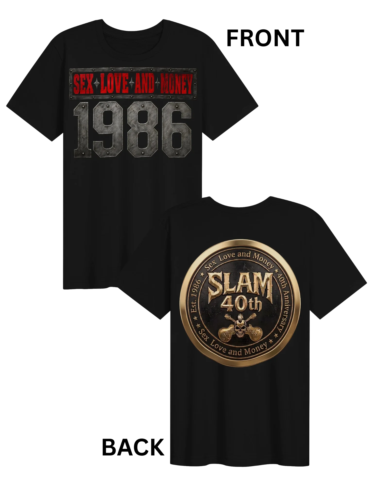 The Official Sex Love and Money 40th Anniversary Shirt product image (1)