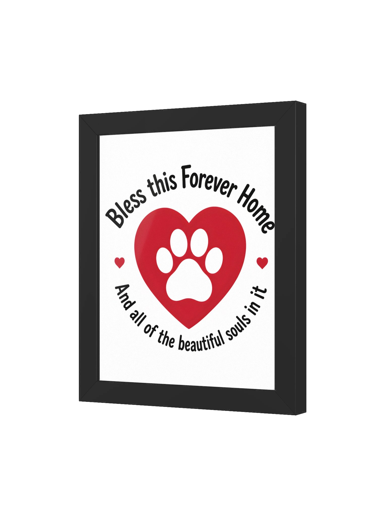 Bless This Forever Home Pet Heart Framed Poster product image (3)