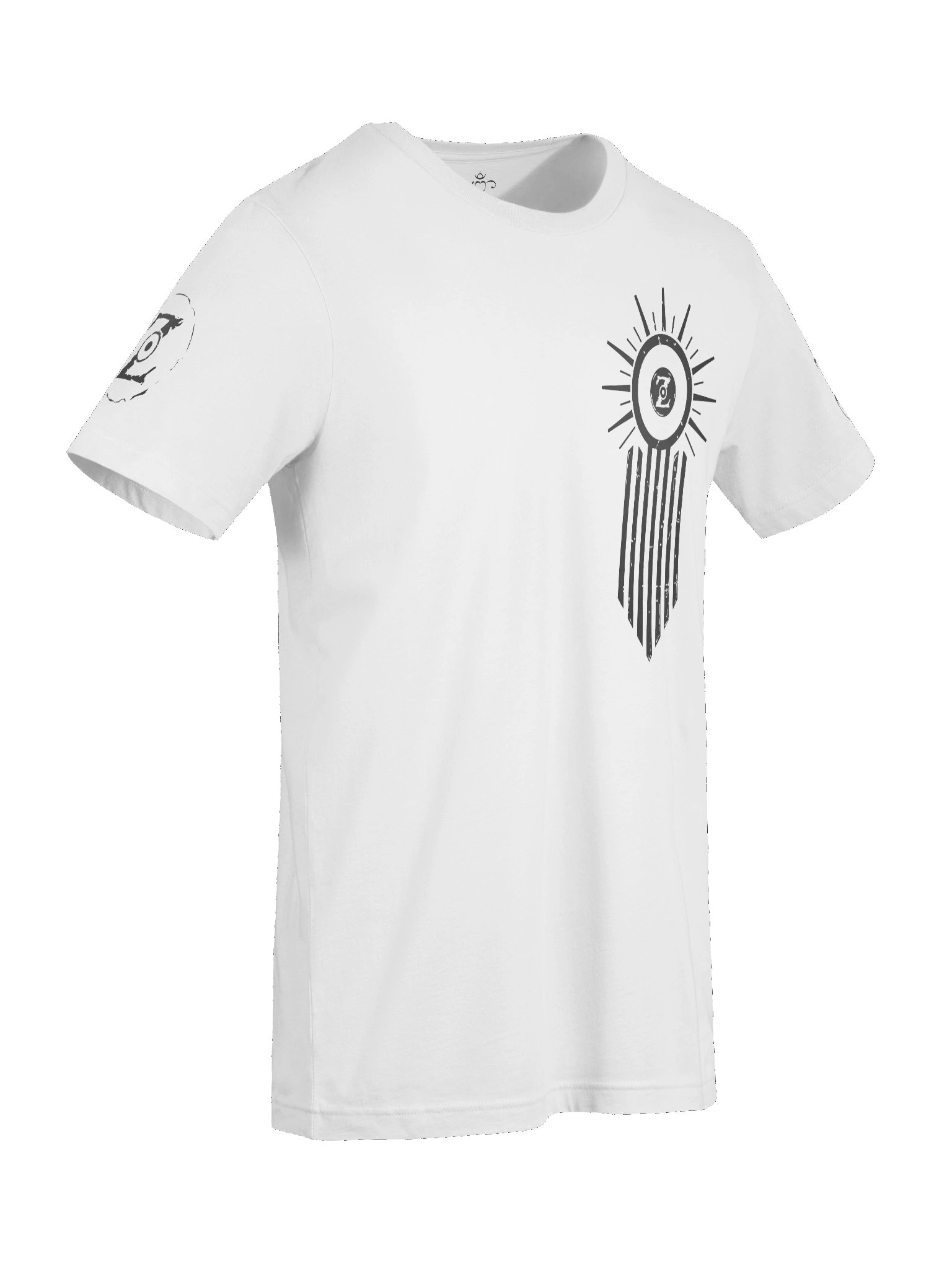 Zero Point Immersion Shirt Black on White product image (9)