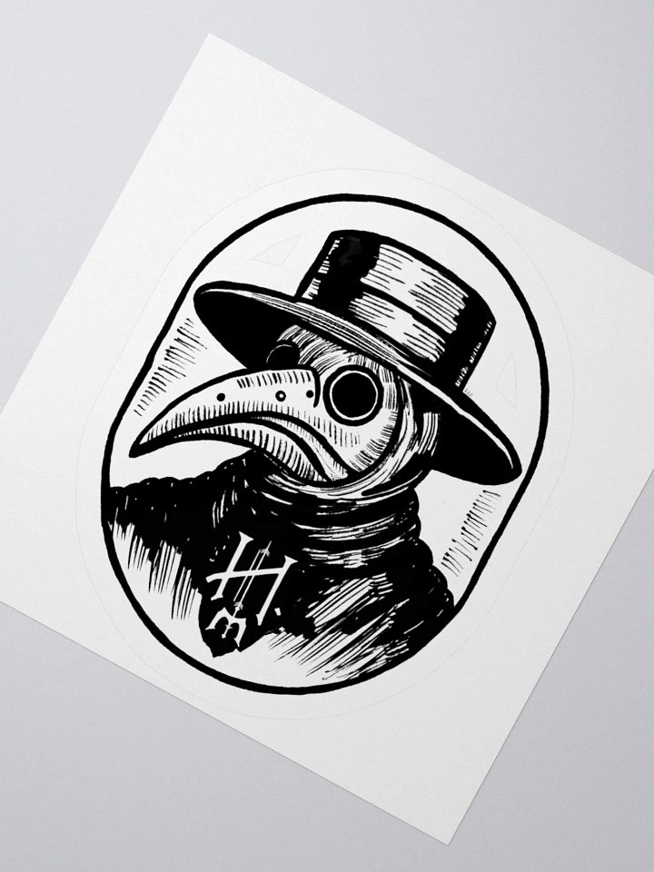 Hellsman Sticker - White product image (2)