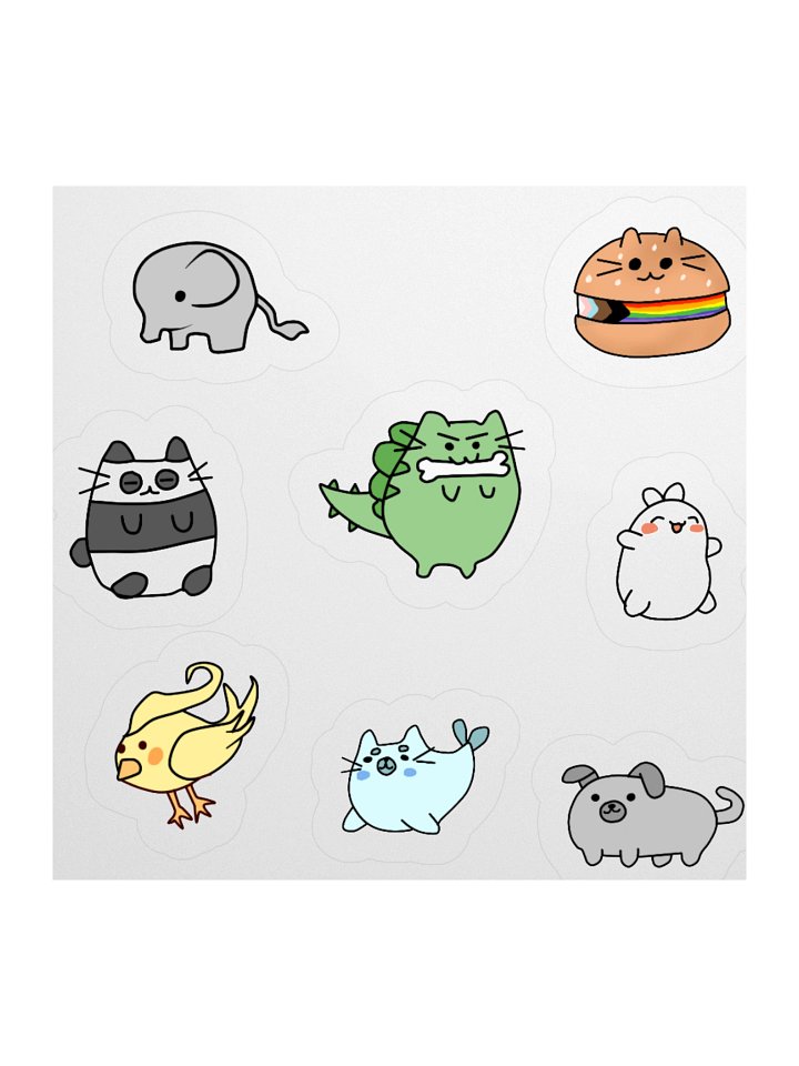 Pride Mascot Stickers product image (1)
