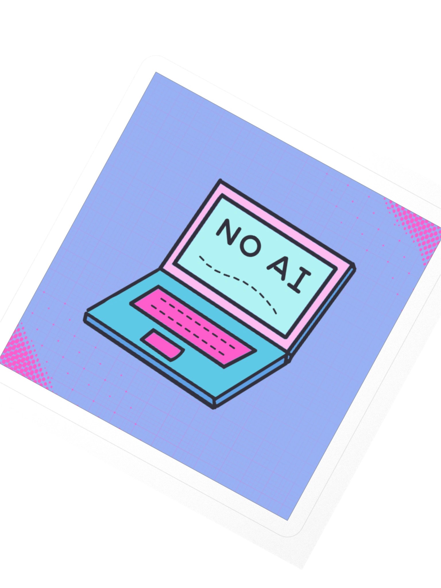 NO AI Laptop Sticker product image (3)