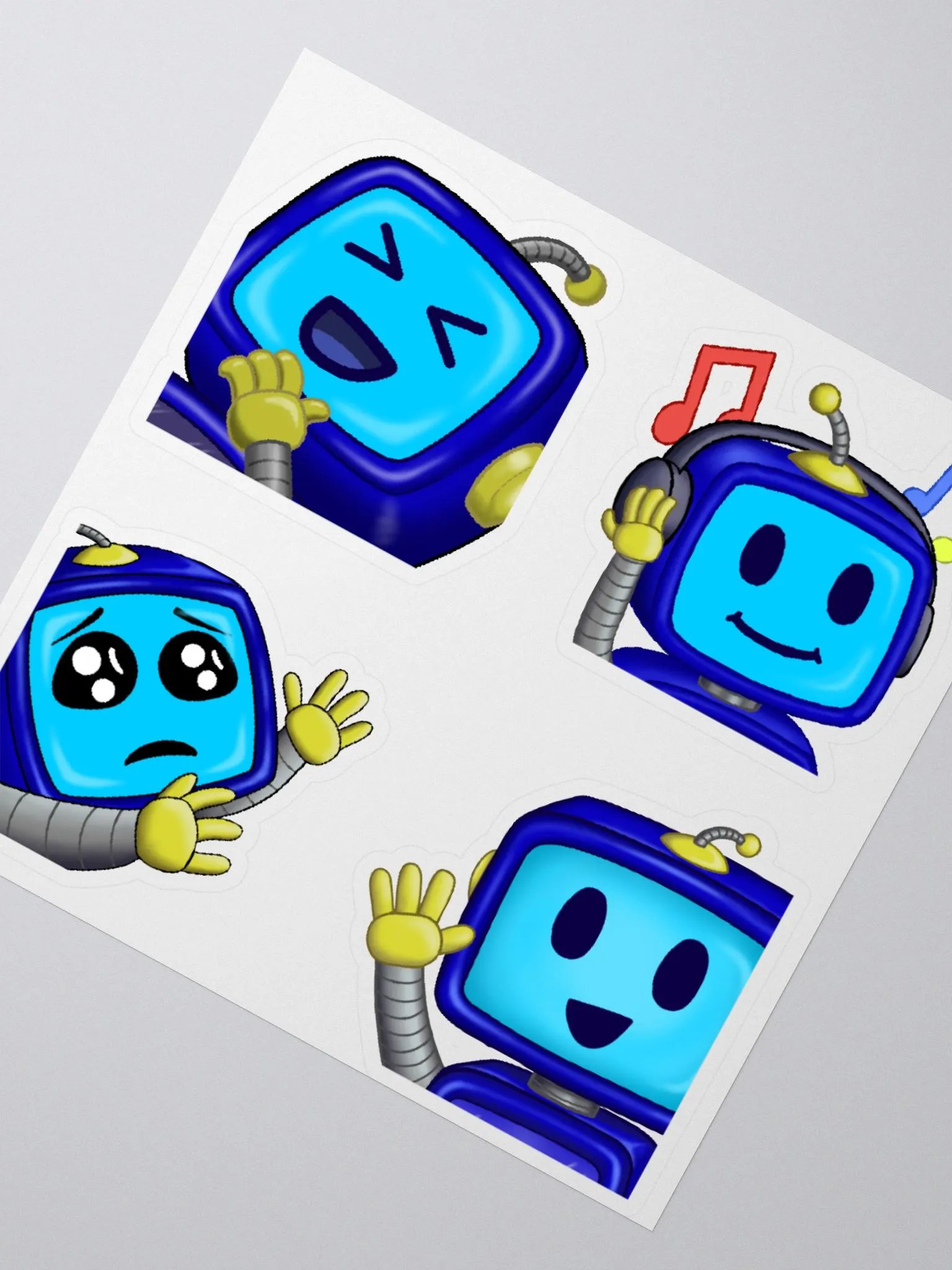 Emote Sticker Sheet - Switch Collection #1 (LUL, Jam, Gib, Wave) product image (1)