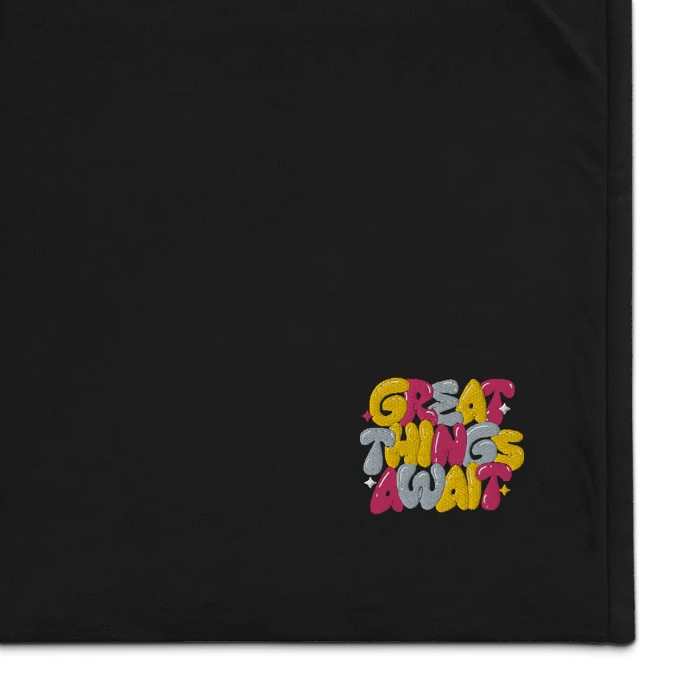 Great Things Await Premium Sherpa Blanket product image (1)