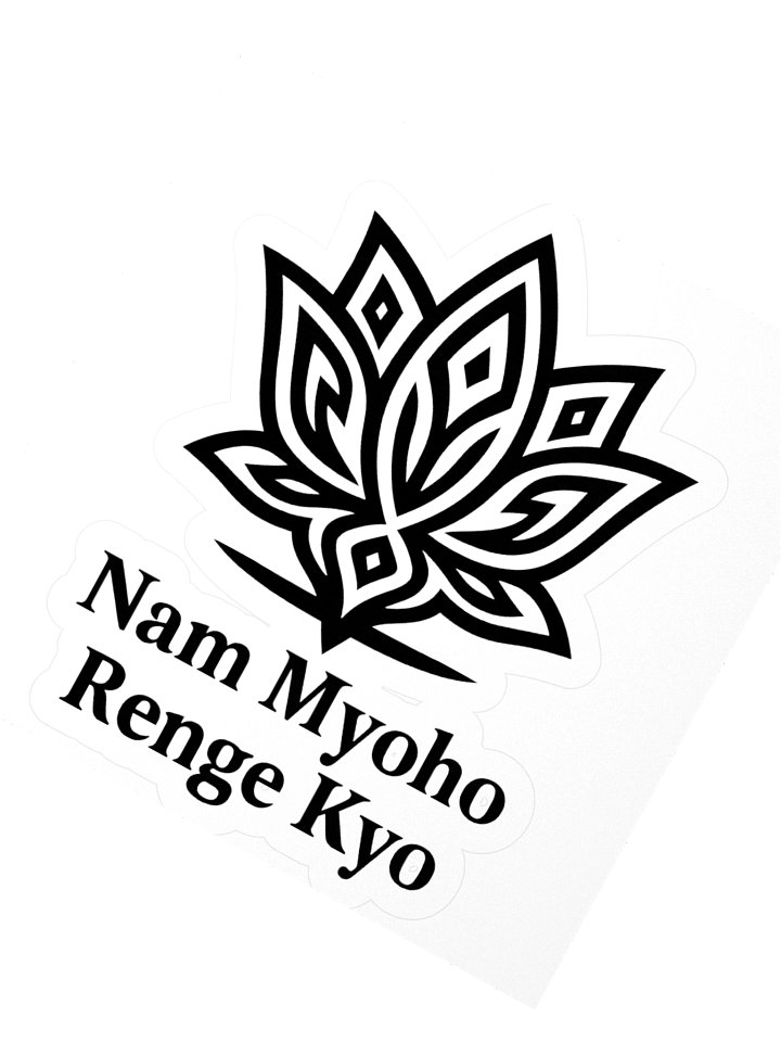 Lotus Flower Daimoku Sticker product image (2)