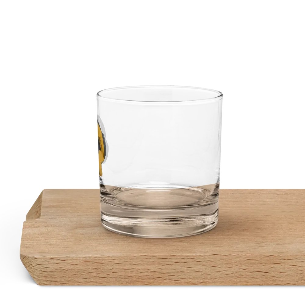 Don't Worry, Be Happy Skull Kid Rocks Glass product image (6)