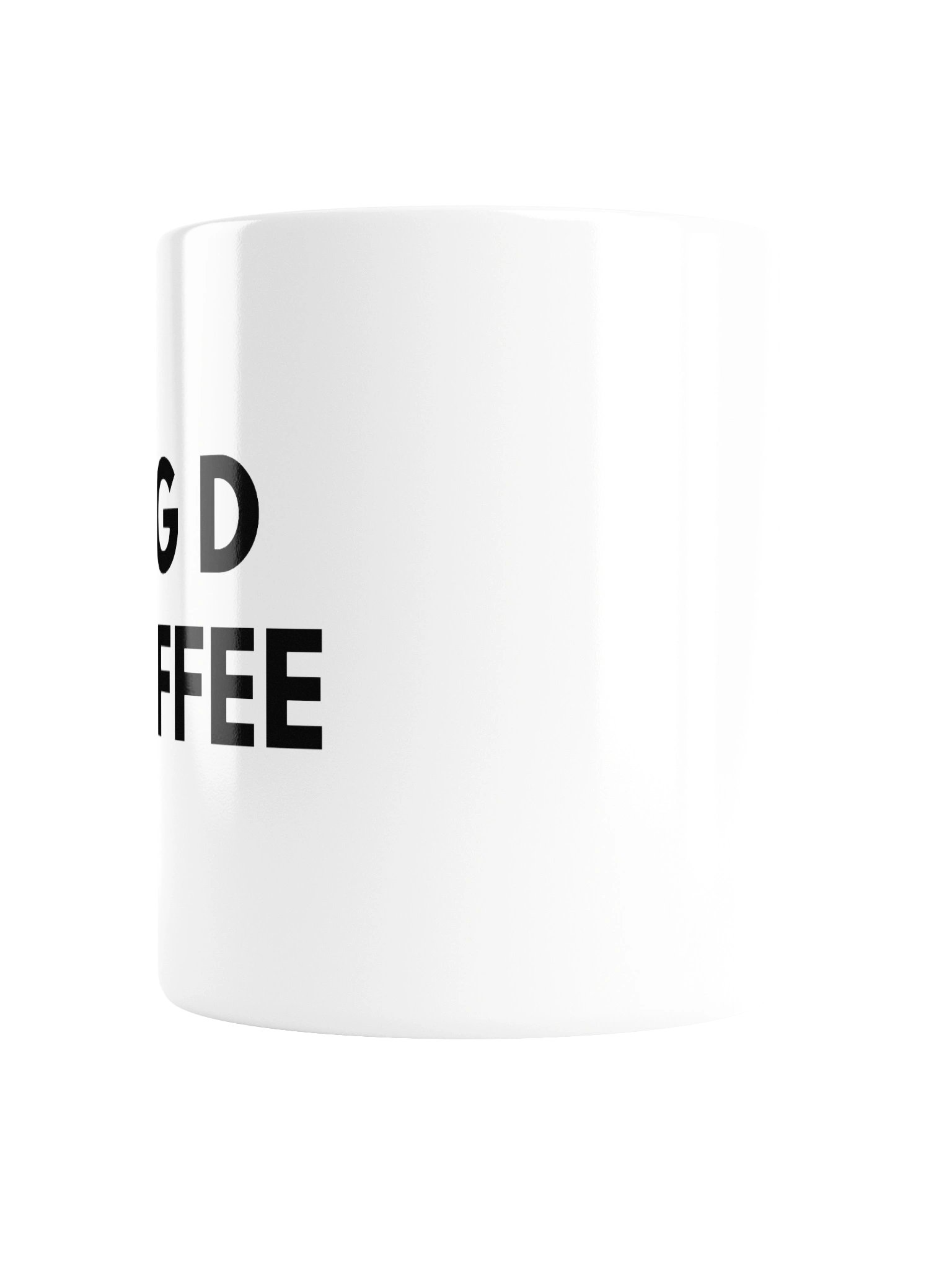 Big D Coffee Minimalist Black on White Mug product image (4)