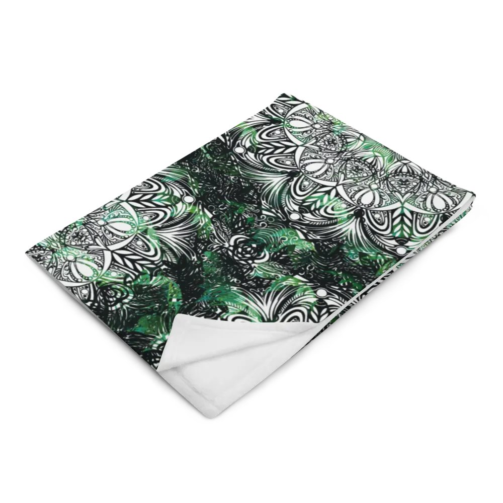 Foliage Fantasy Throw Blanket product image (4)