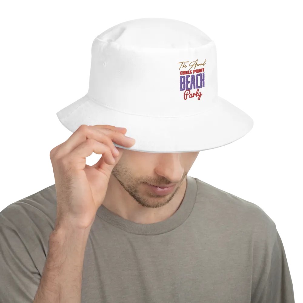 Coles Point Beach Party Embroidered Bucket Hat product image (2)