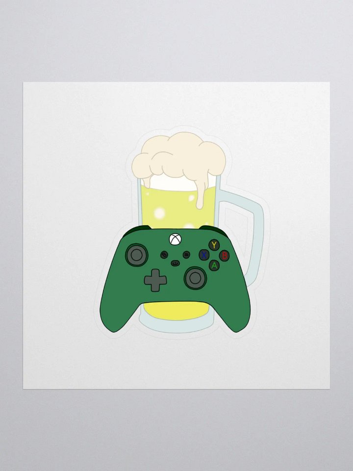 Gaming & Beer Sticker product image (1)