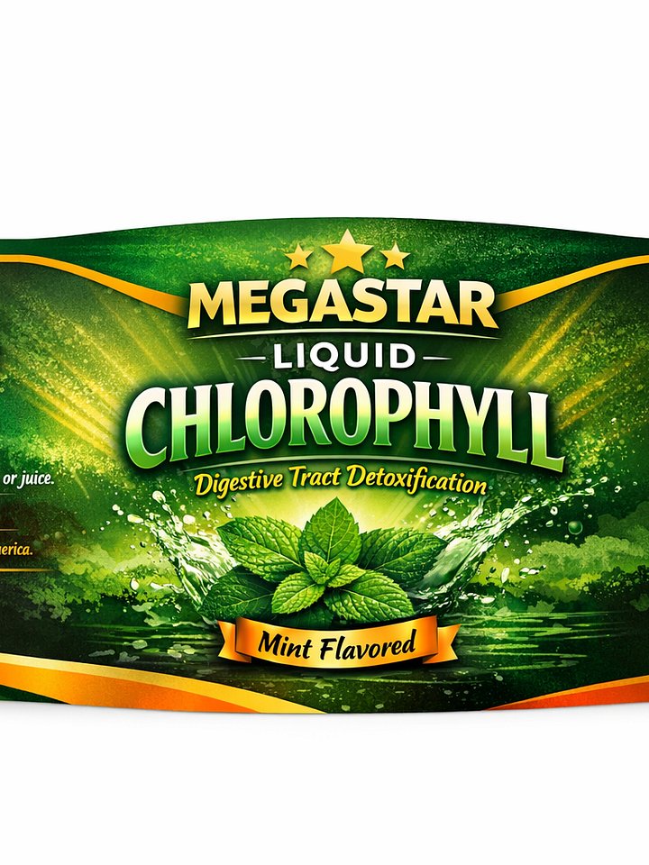🌿 MEGASTAR LIQUID CHLOROPHYLL (Mint Flavored) product image (1)