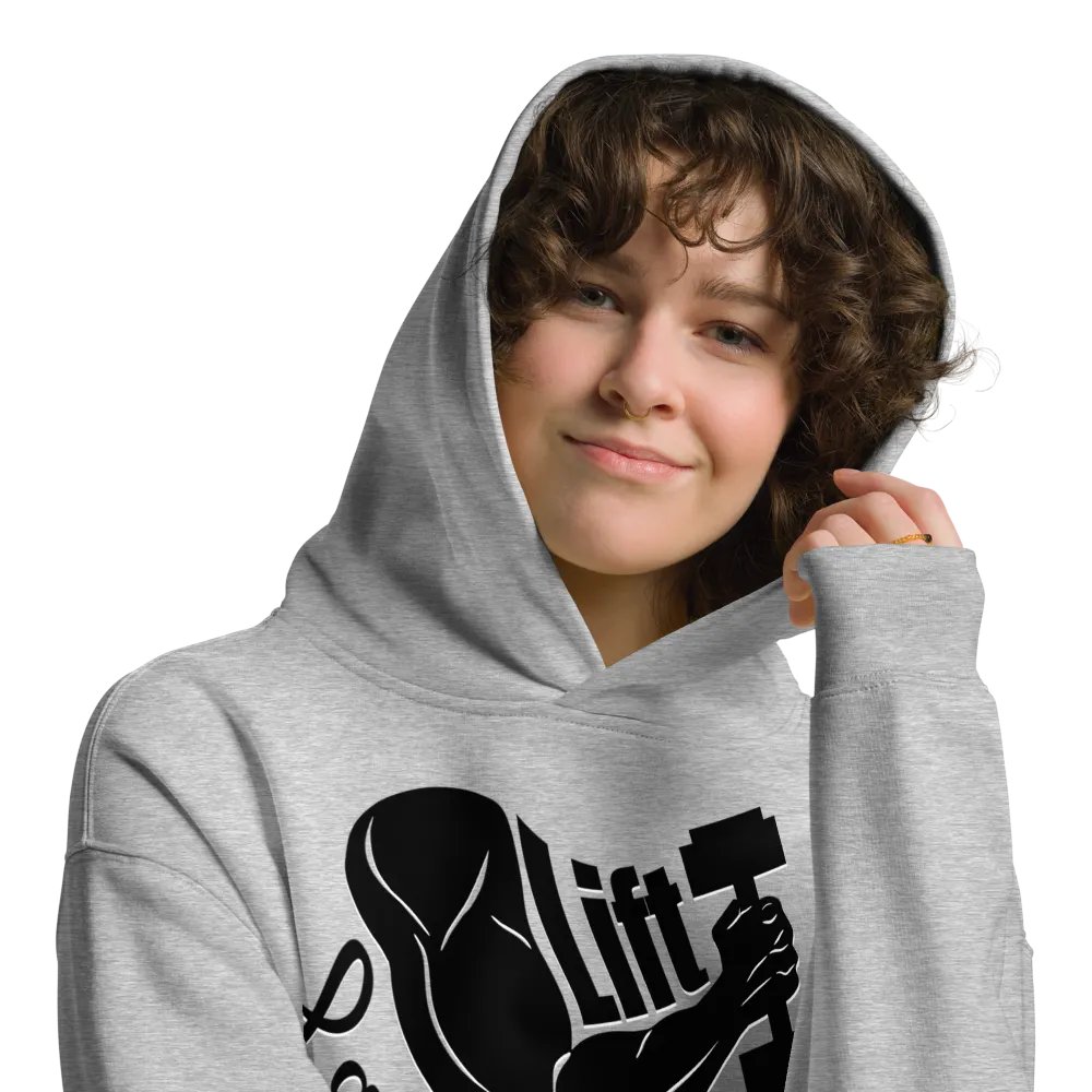 Lift Laugh Love Dark Mode Flex Pump Cover Hoodie product image (9)