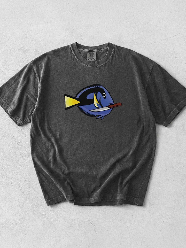 Angry Blue Tang T-Shirt for Reef Aquarium Lovers product image (1)