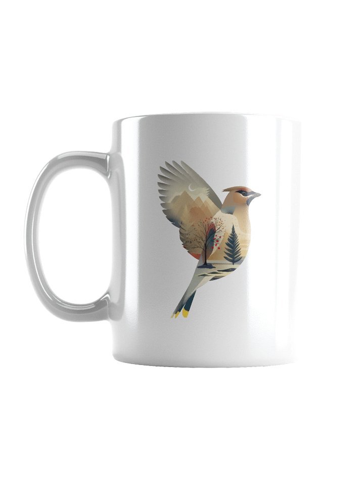 Cedro The Cedar Waxwing (Western Abstract) - A Honeysada Mug product image (1)