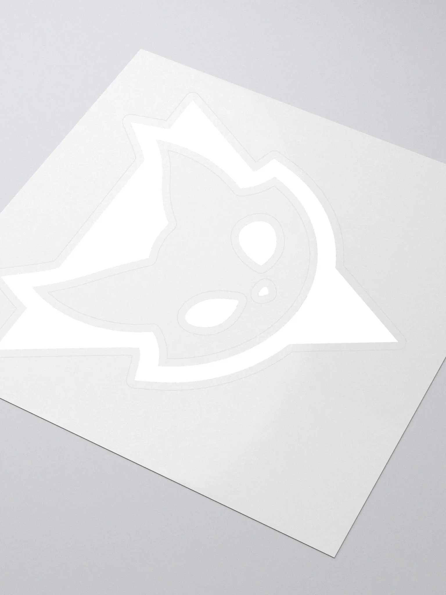 Fana Logo Sticker white product image (9)