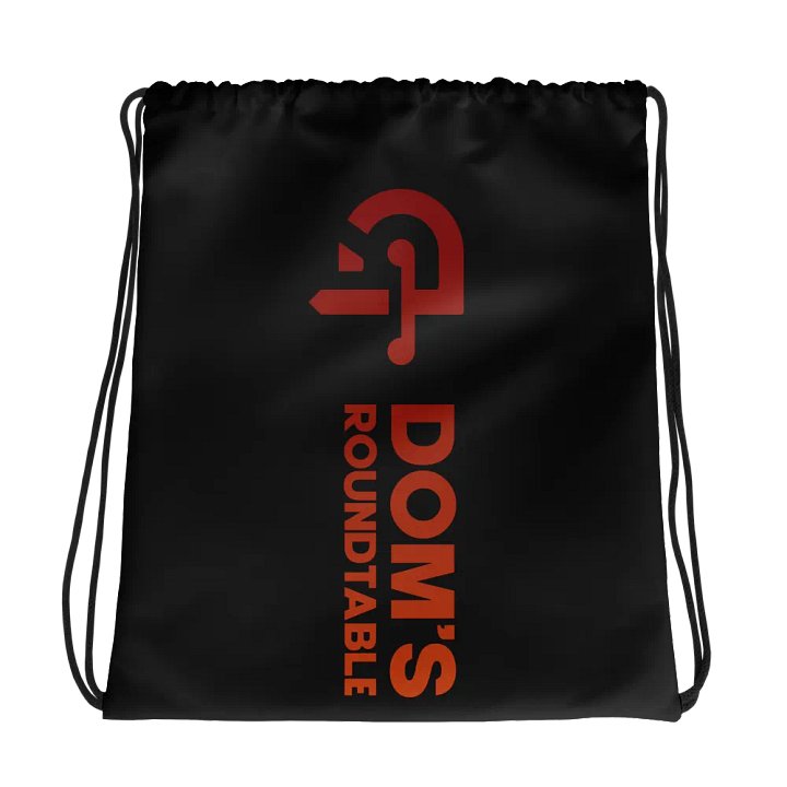 Dom's Roundtable Drawstring Bag. product image (1)