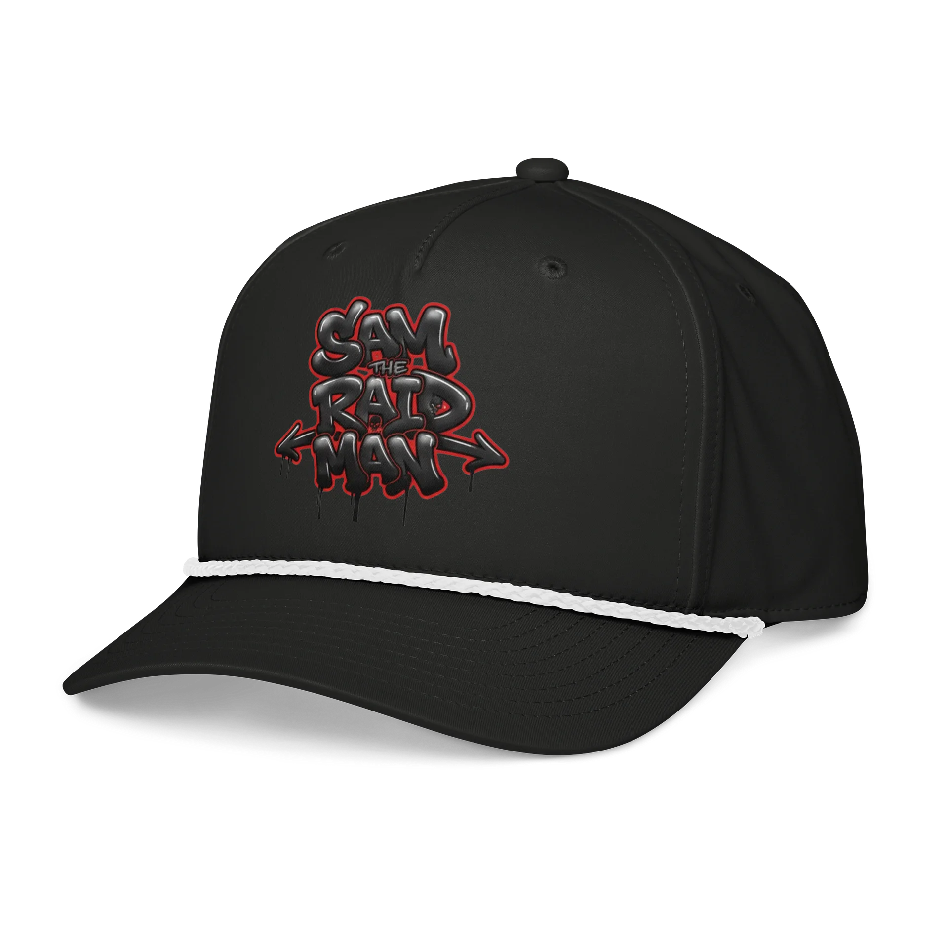 Graffiti Rope Hat (Black) product image (3)