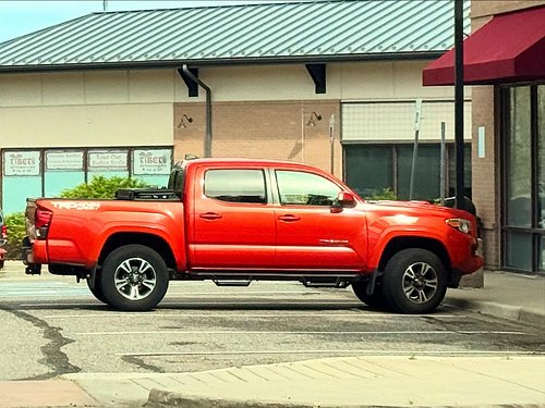 Tacoma TRD in Blaze. Stands out, fits right in.

Membership approved.