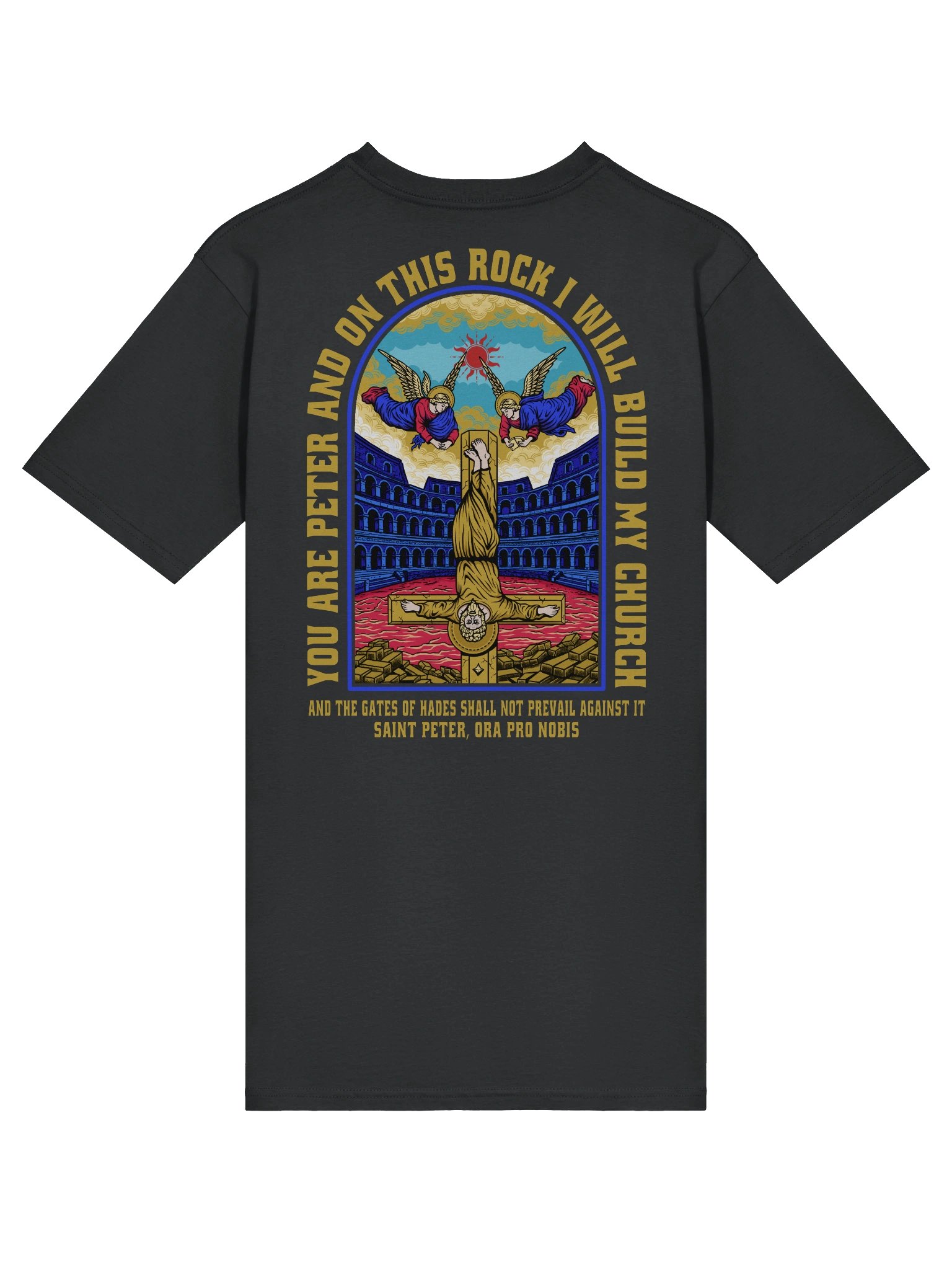 Saint Peter's Cross Heavy Tee product image (4)