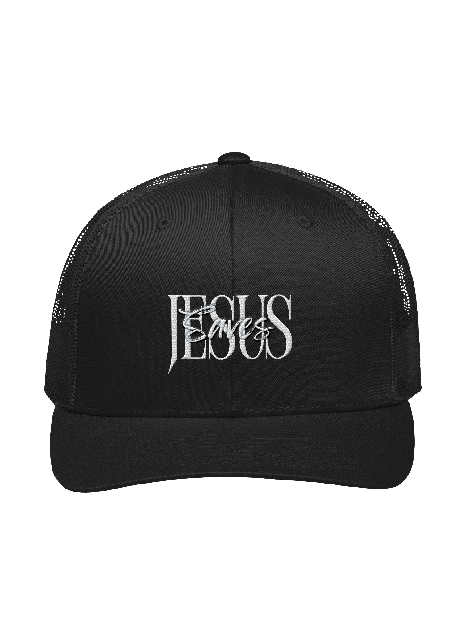 Jesus Saves Trucker Hat – Retro Christian Hat product image (3)
