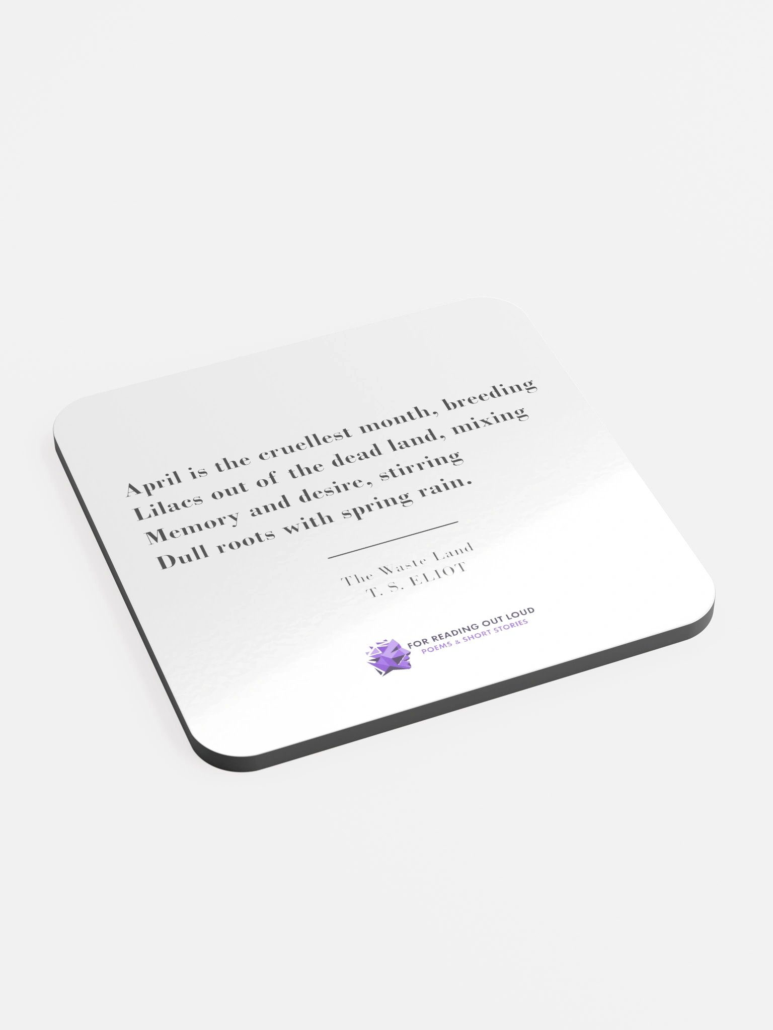 The Waste Land Poetry Coaster product image (2)