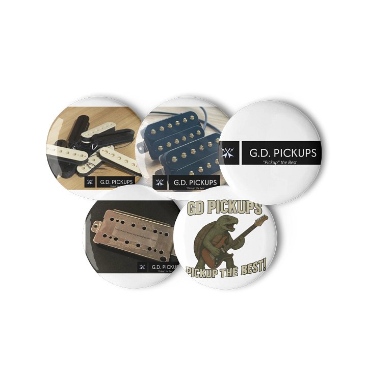 Set of 5 G.D. Pickups pins product image (3)