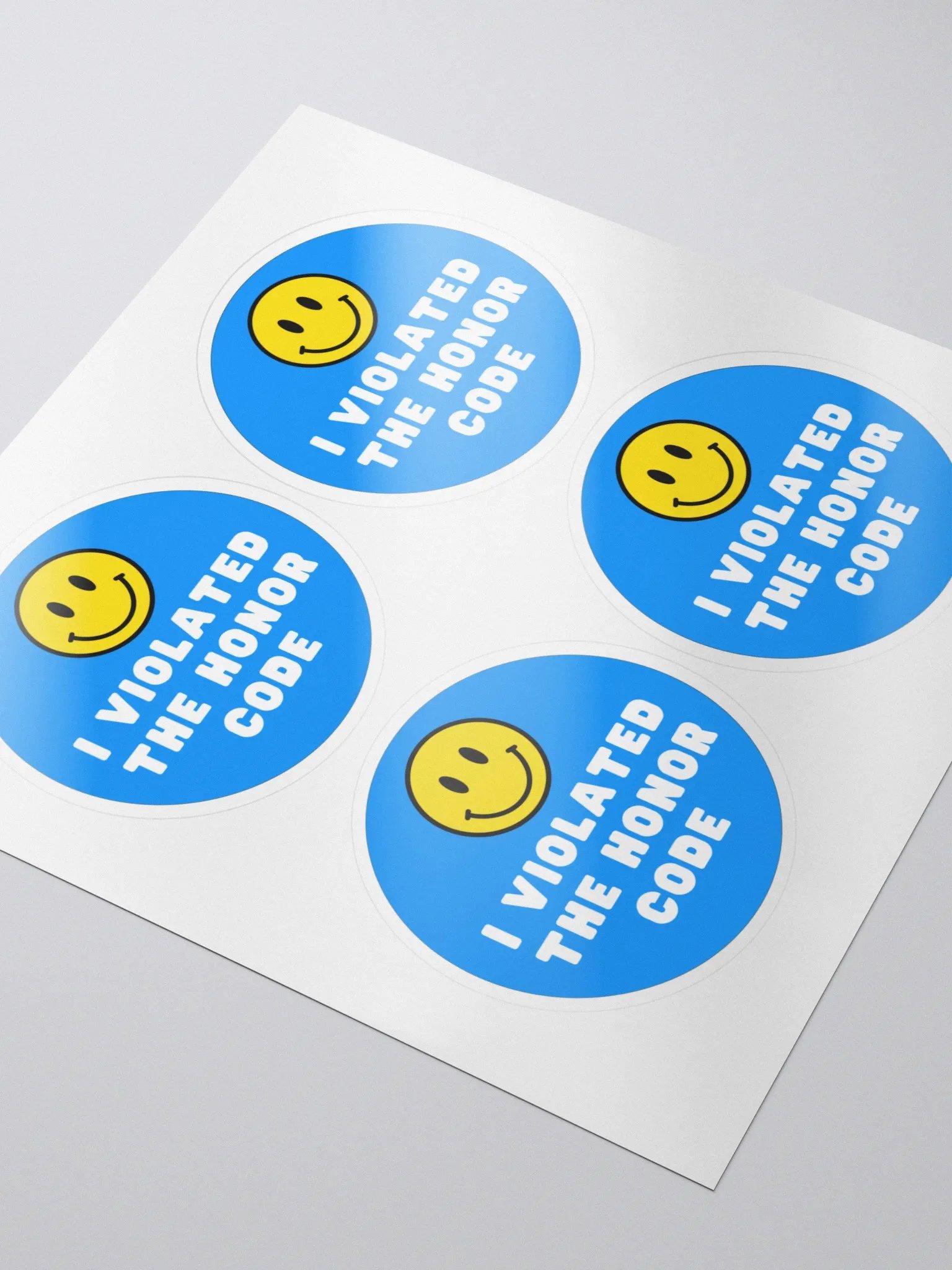 I Violated the Honor Code - Sticker product image (3)