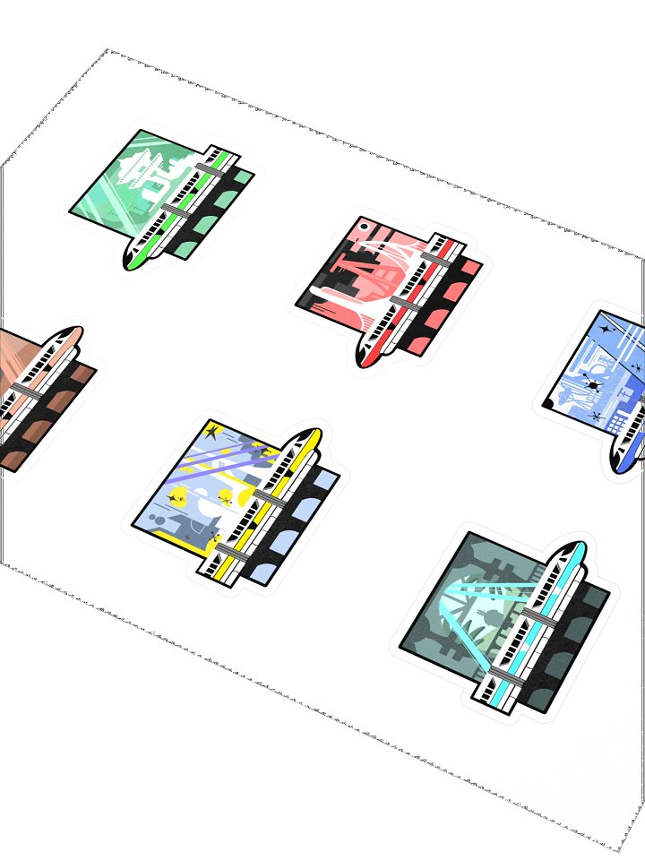 Monorail Sticker Pack #1 product image (2)
