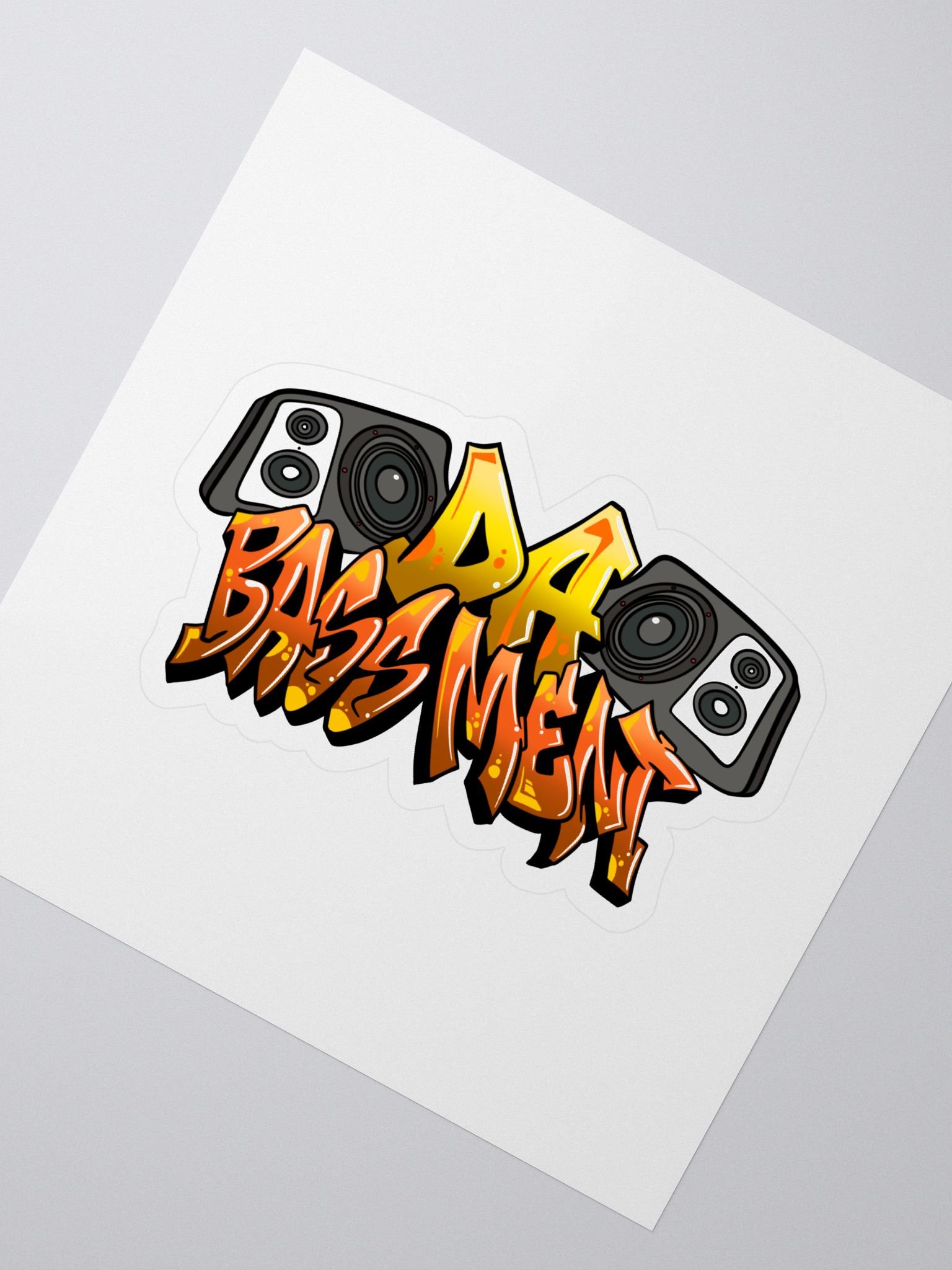 Da Bass-Ment sticker product image (2)