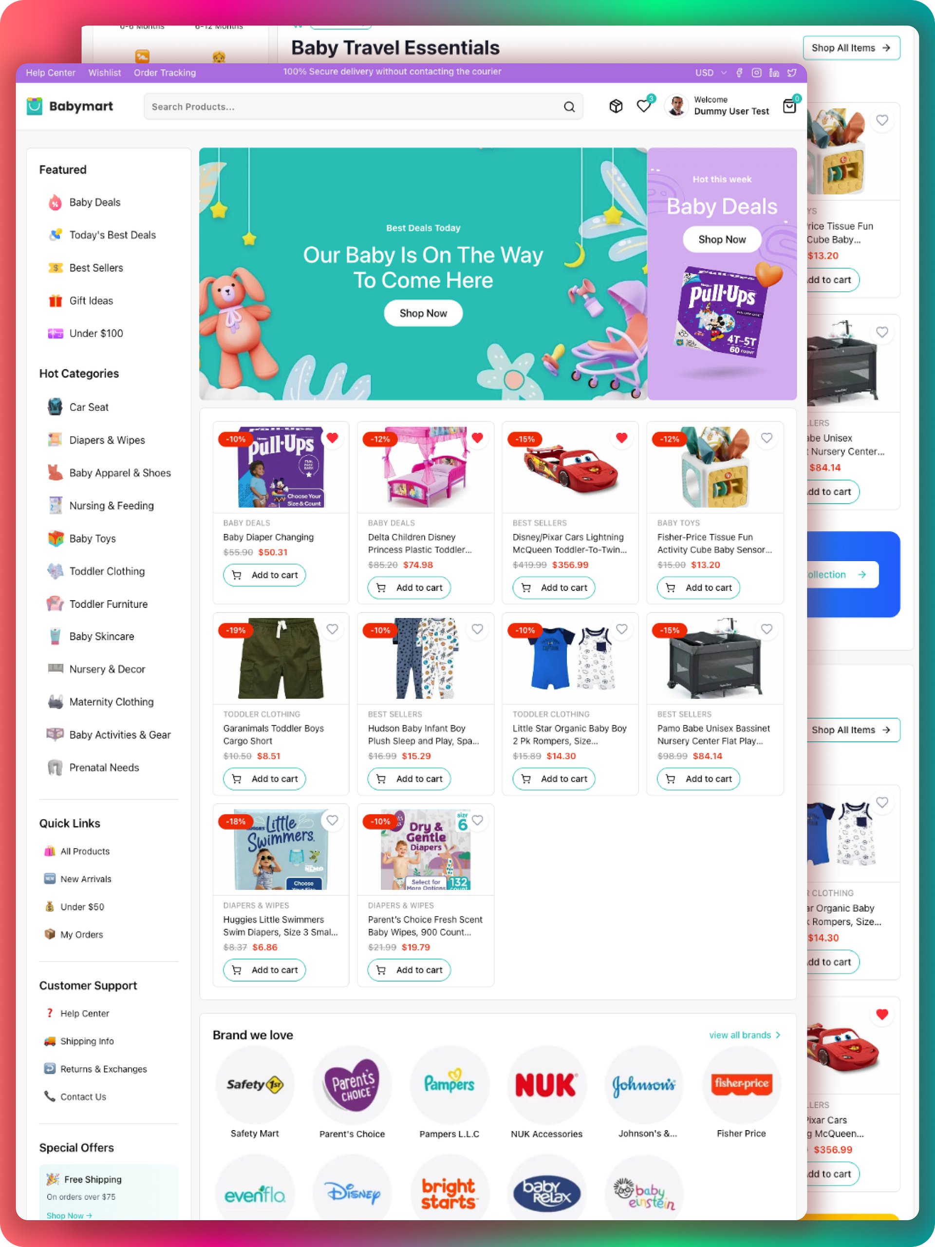 Complete E-commerce Solution - BabyShop Platform product image (1)