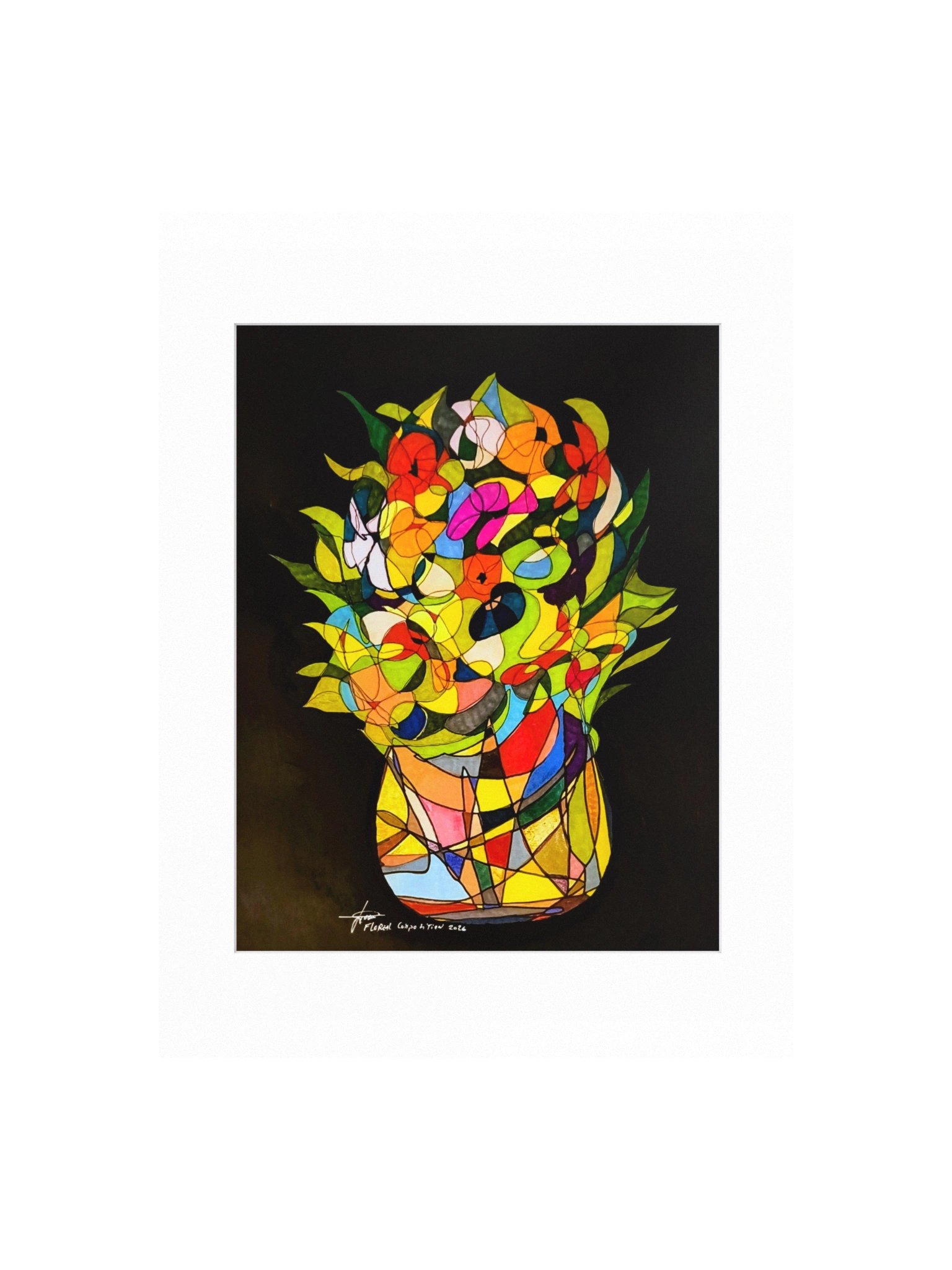 Floreal Composition (Unframed) Fine Art Print product image (1)