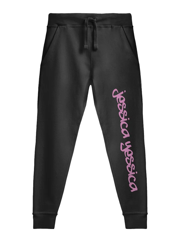 THAT'S MY NAME - PINK TEXT JOGGERS product image (1)
